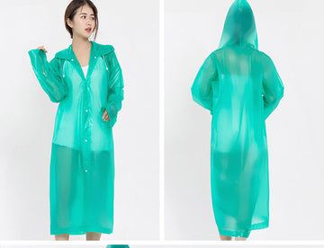 Raincoat Outdoor Transparent Windproof Rain Coat New Rainwear 7 Colors - Image 6