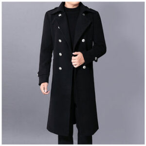 Autumn And Winter New Slim-fit Wool Coat Men's Coat