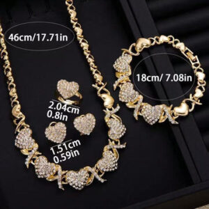 European And American Electroplated Jewelry Set