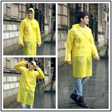 Raincoat Outdoor Transparent Windproof Rain Coat New Rainwear 7 Colors - Image 5