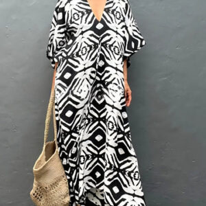 Drawstring Beach Cover-up Sun Protection Clothing Blouse