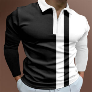 Men's POLO Shirt - Striped/Printed