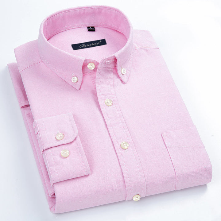 Oxford Shirt Men's Long-Sleeved Shirt - Image 2