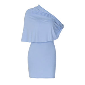 Elegant Solid-color Bodycon Dress